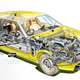 Illustration for article titled 28 rare cutaway illustrations of classic cars